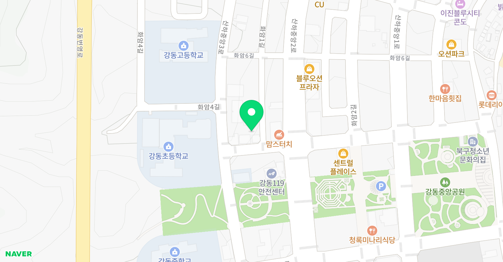 코너스톤 영어학원 위치