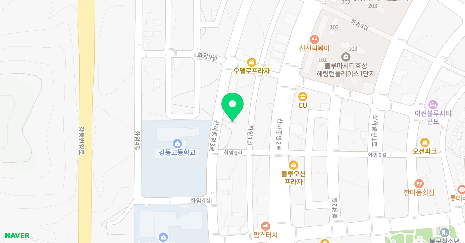 스터디온 종합학원 위치