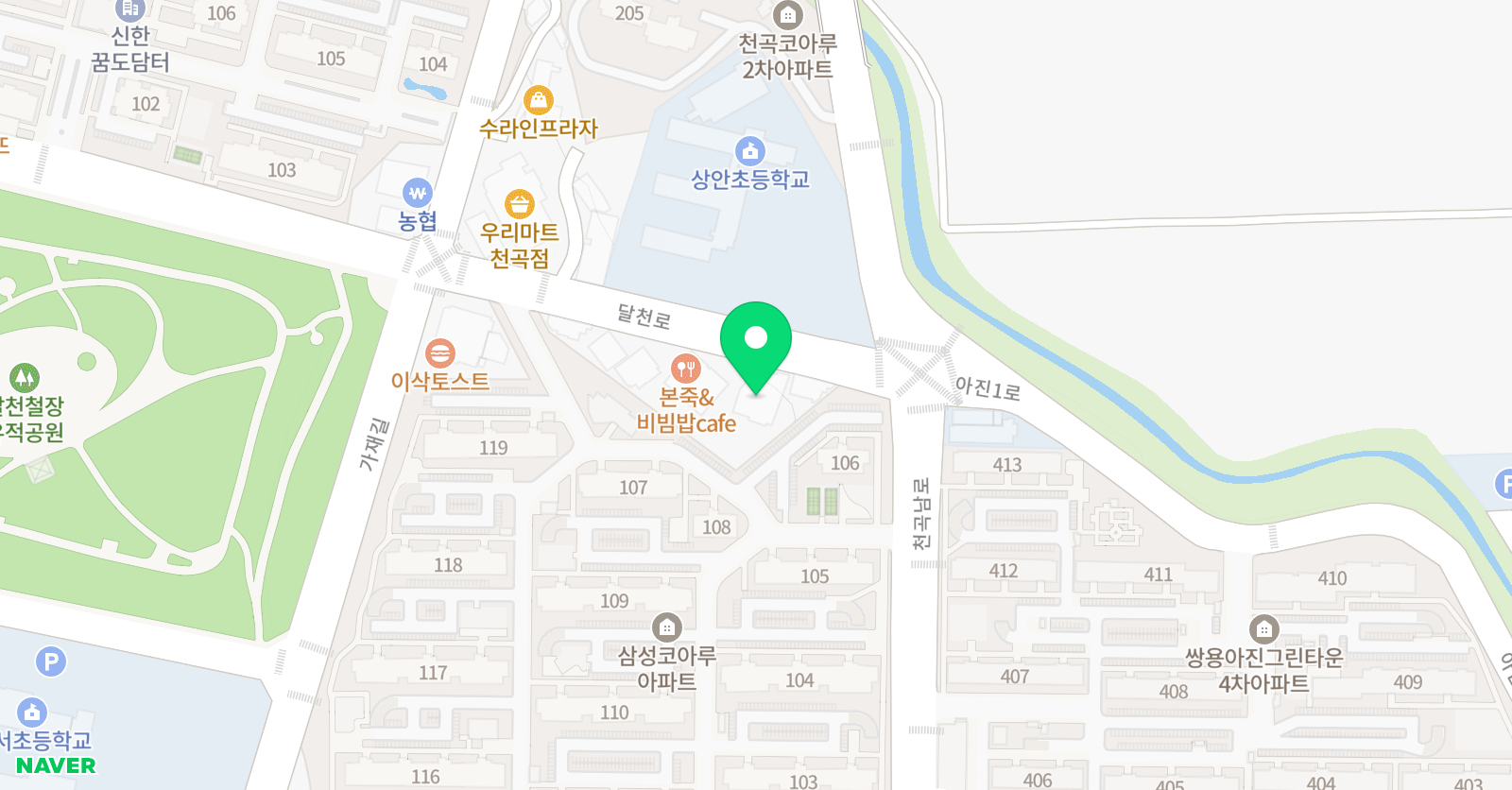 수학의창 학원 위치