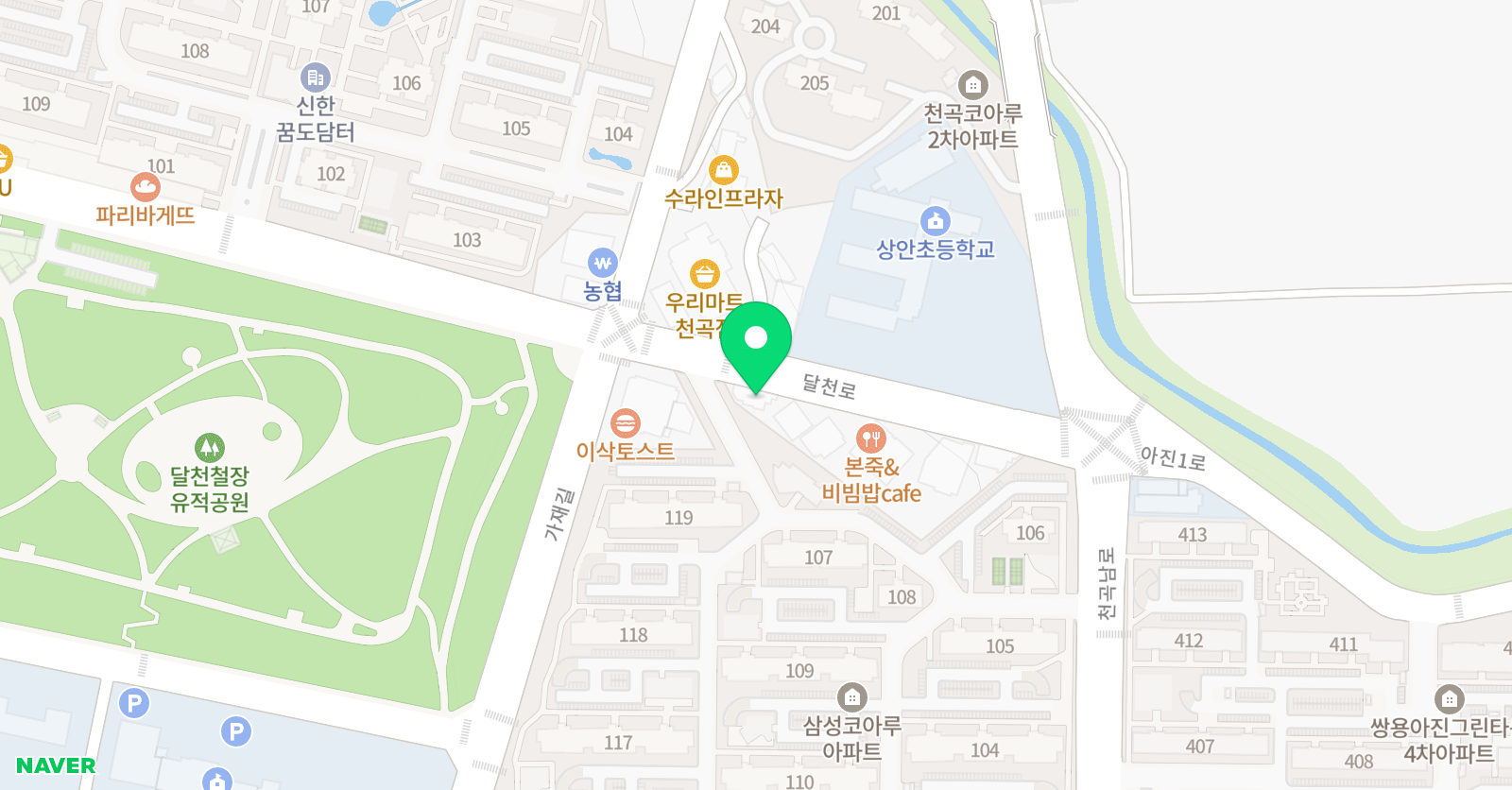 유니온아트 미술학원 위치