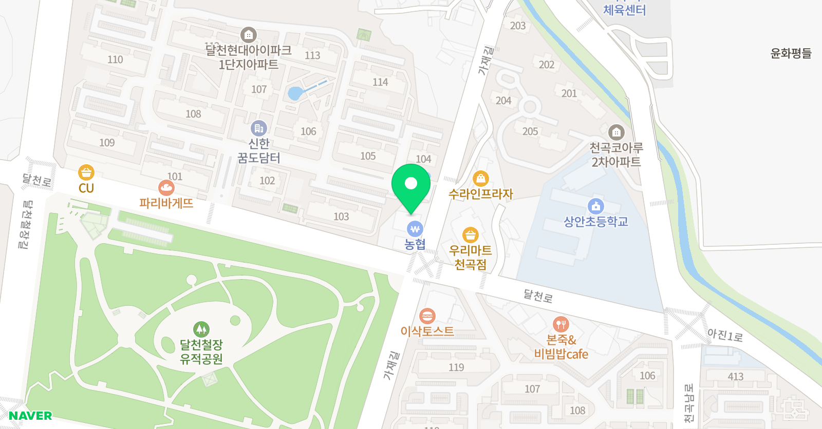 수학하기영어하기 학원 위치