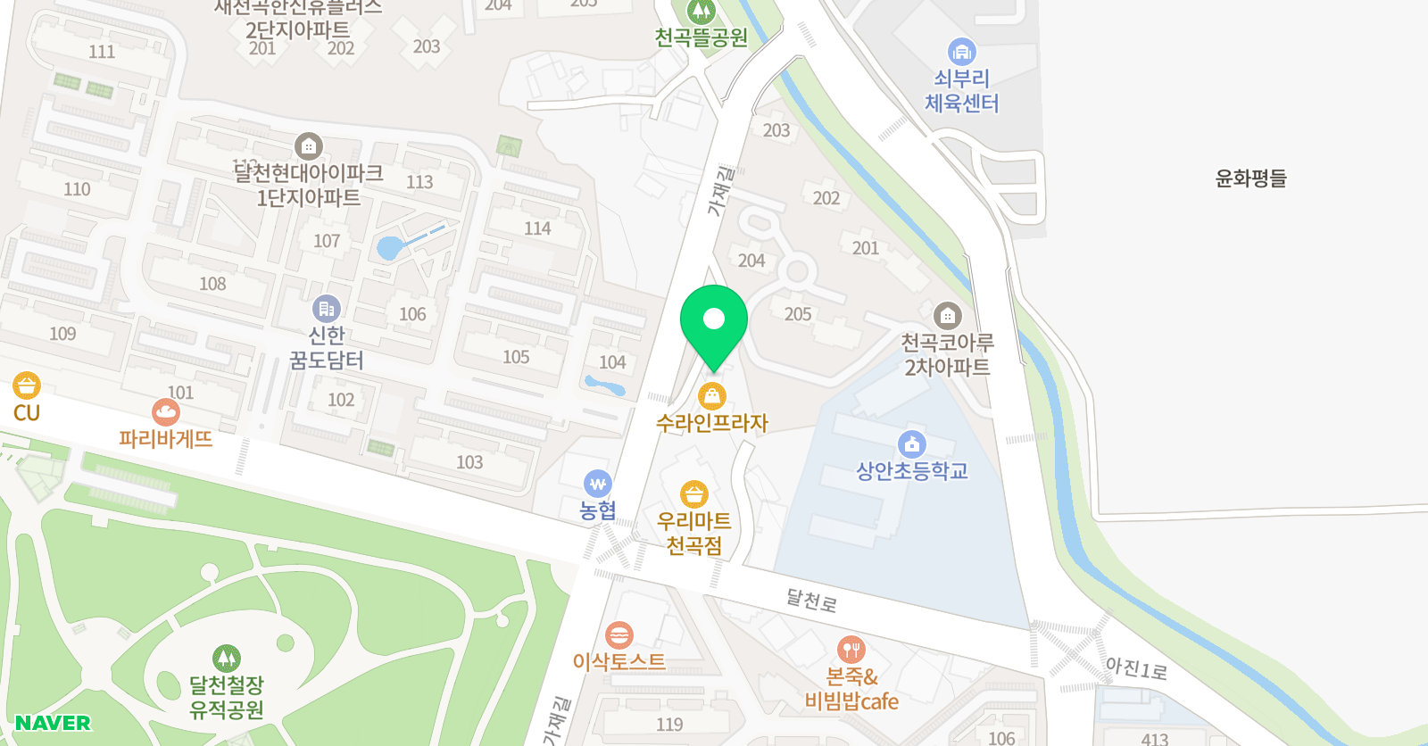 FX 수학학원 위치