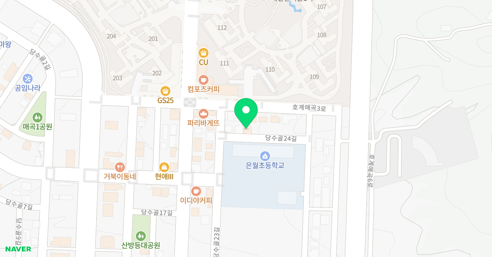 누리 수학학원 위치