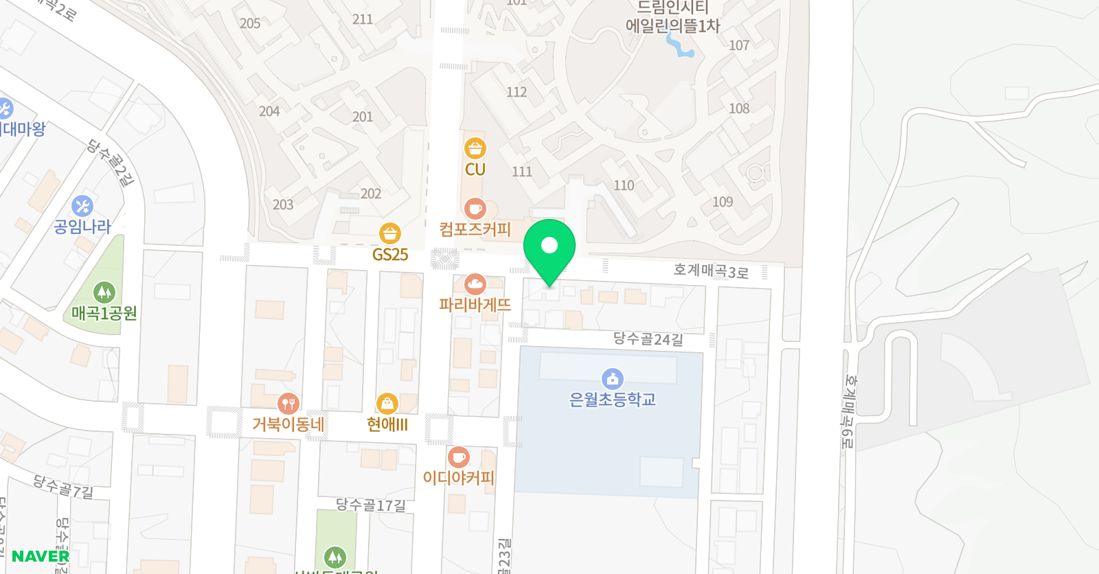 아카이브 수학학원 위치