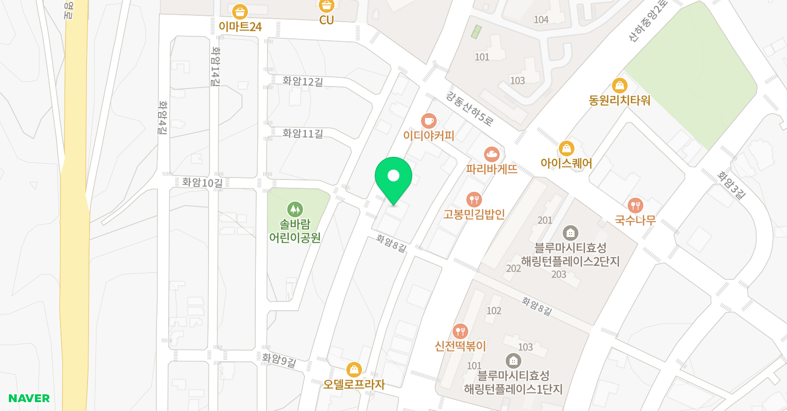 소리노리 울산강동센터 위치