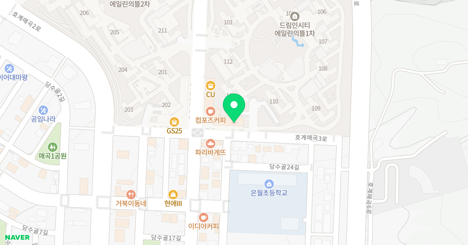 한우리 독서토론논술 울산북구호계독서교실 위치