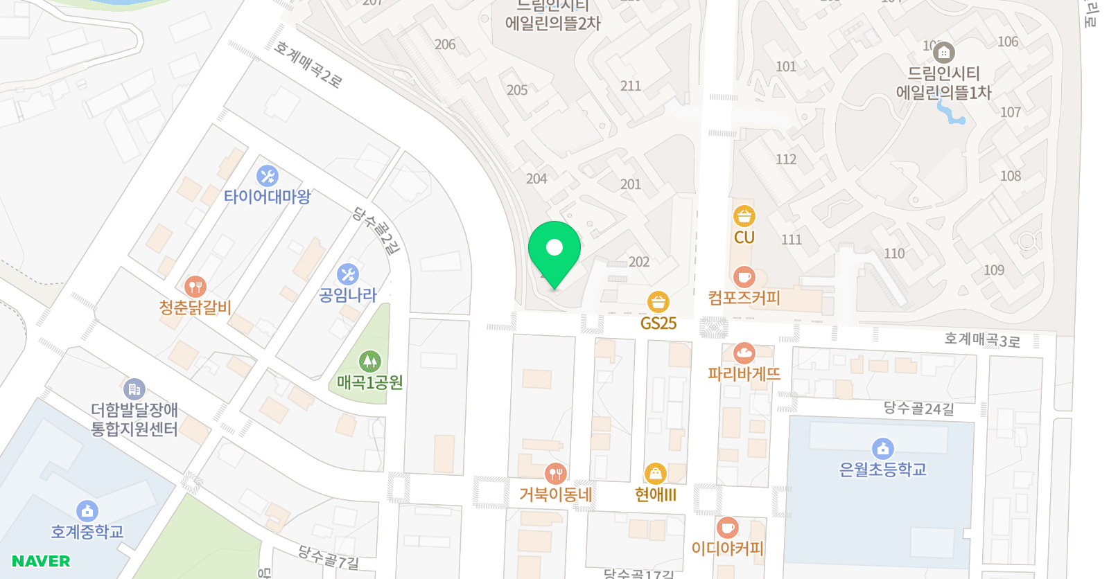 아소비 울산매곡에뜰2단지점 위치