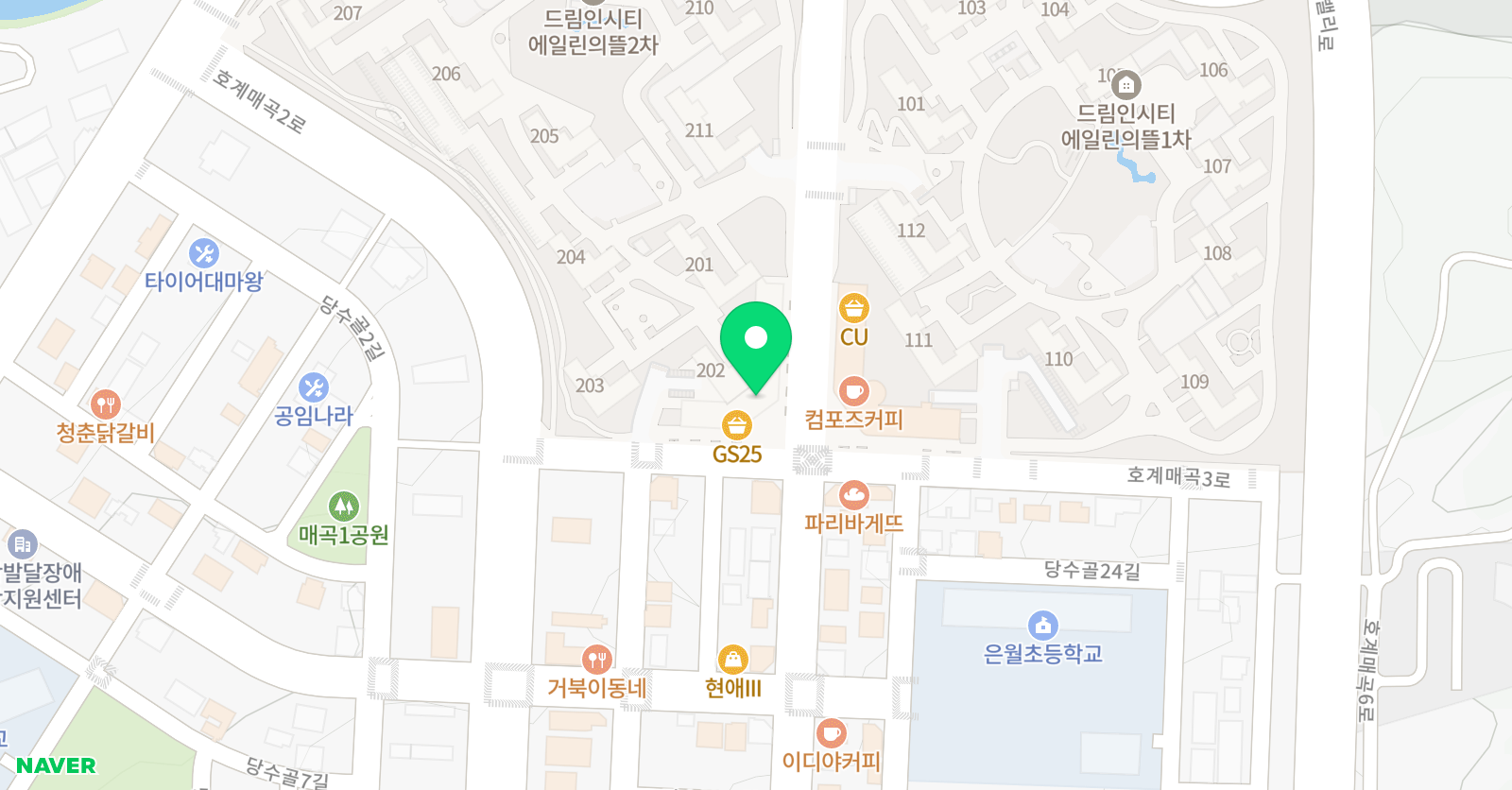 3관문봉 학원 위치