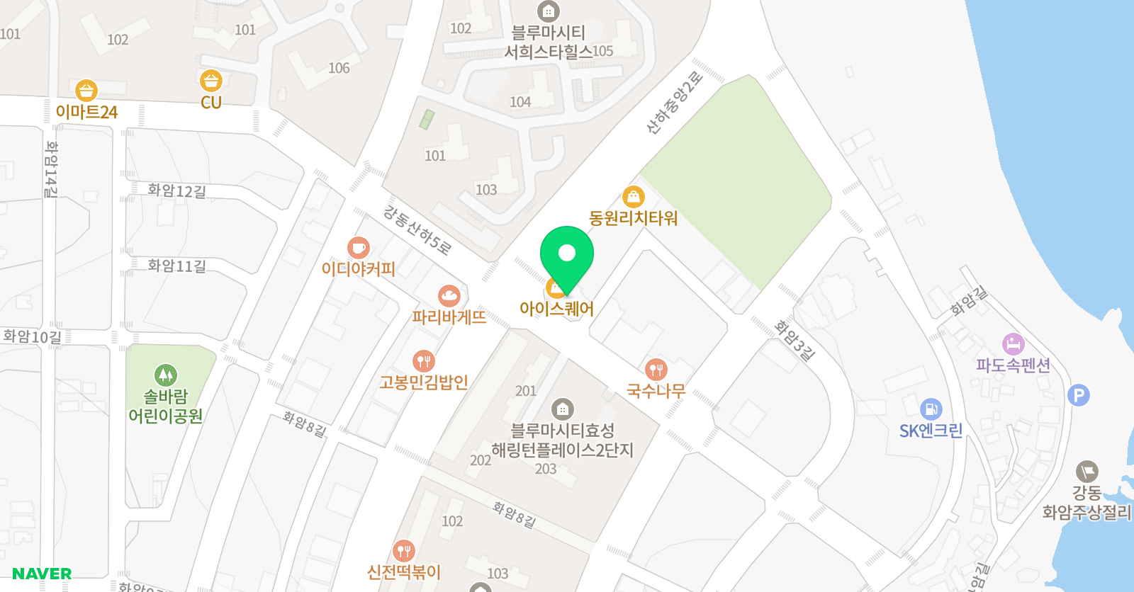 1TOP 태권도 위치