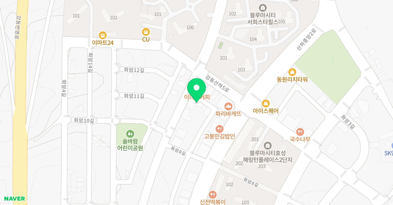 매쓰브레인 학원 위치