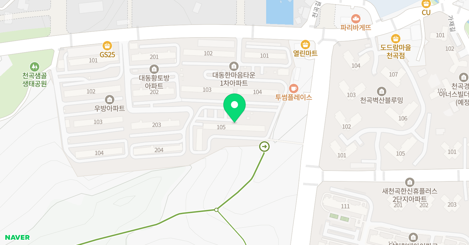 푸르넷 정쌤 공부방 위치