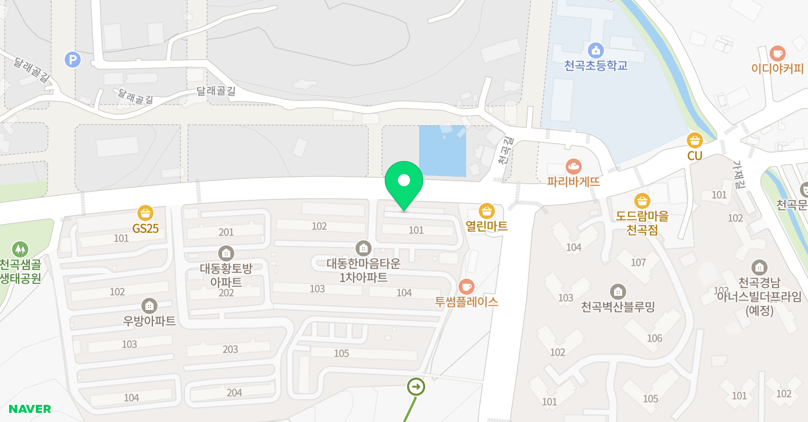 카리스 음악학원 위치