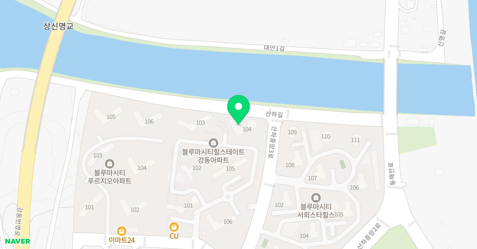 셀파 우등생교실 강동힐스센터 위치