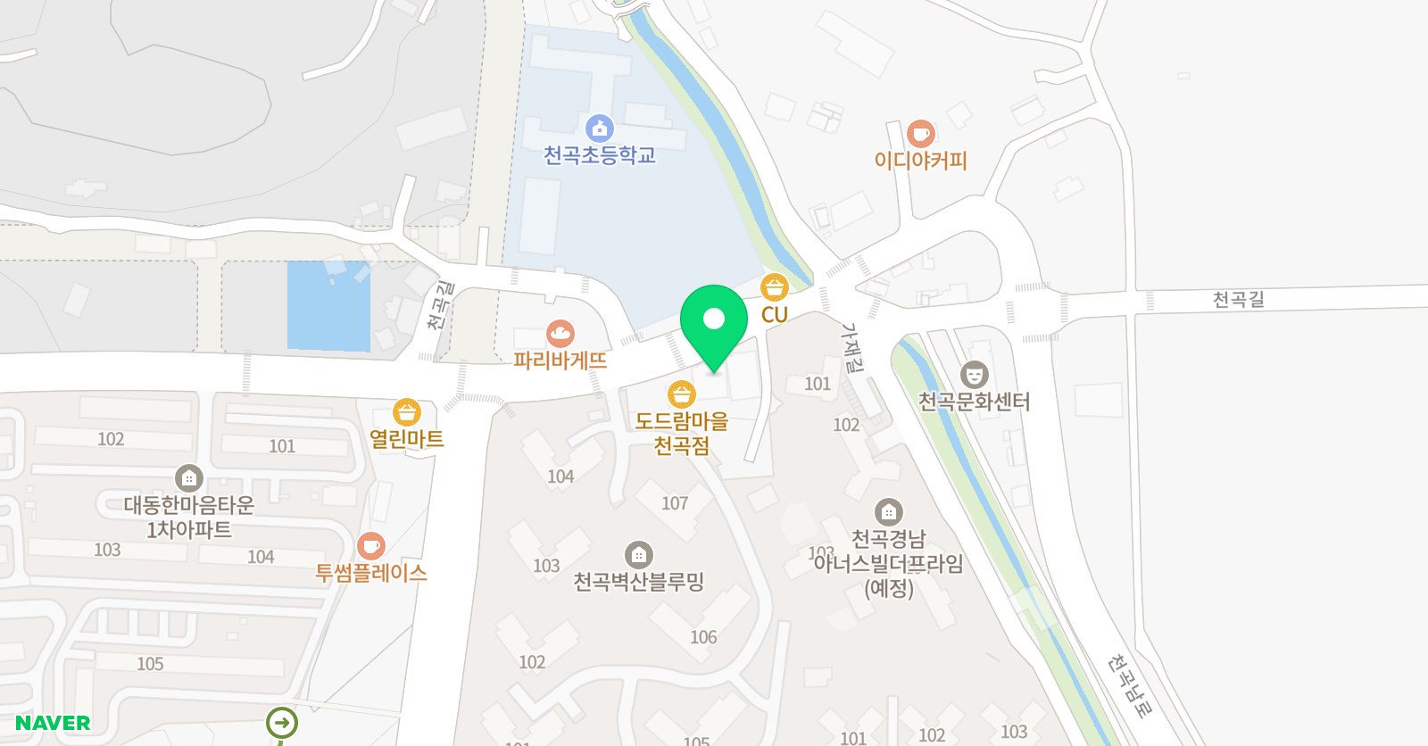 삼성 영어 울산천곡교실 위치