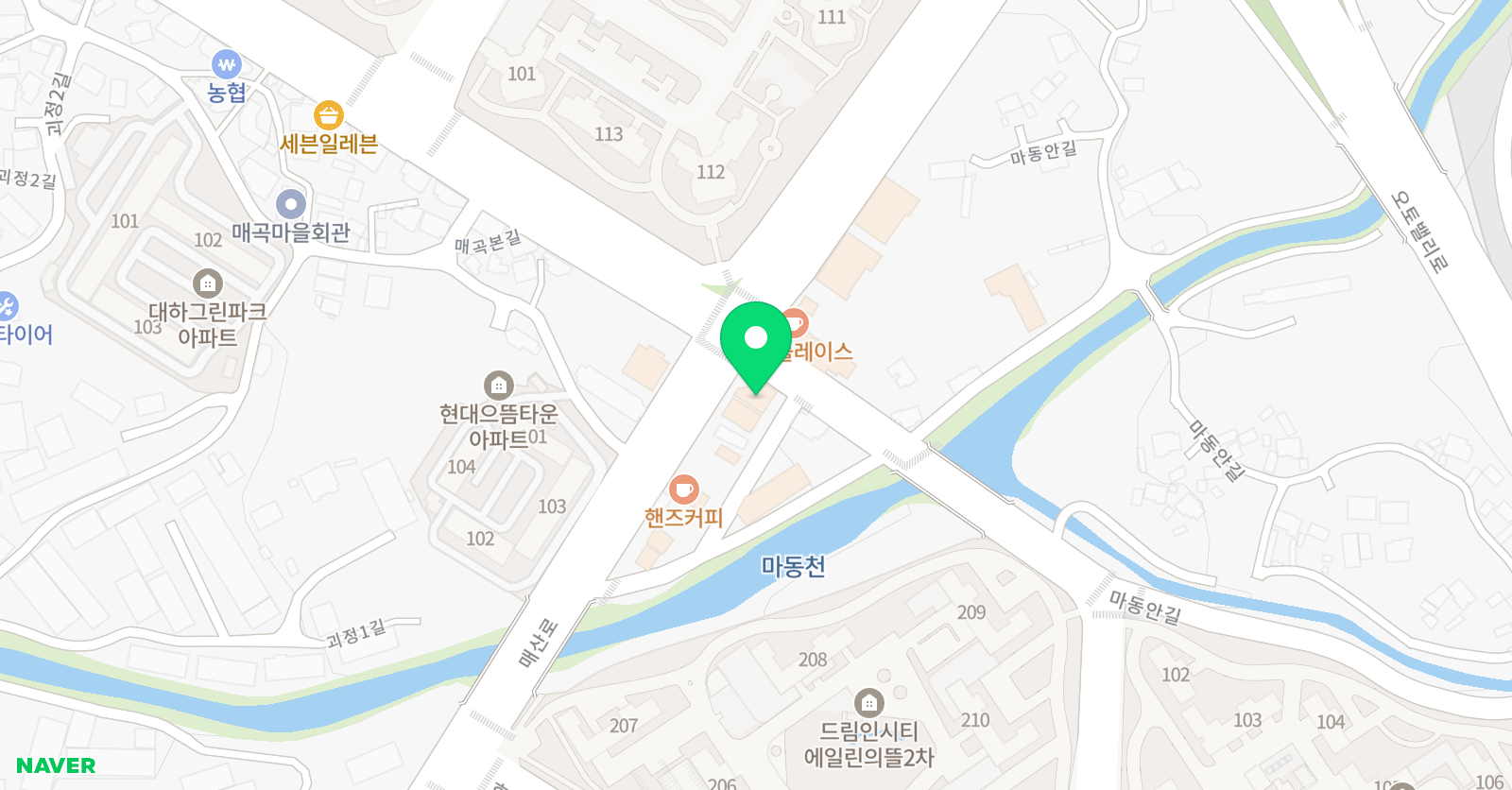 타브가 실용음악학원 위치