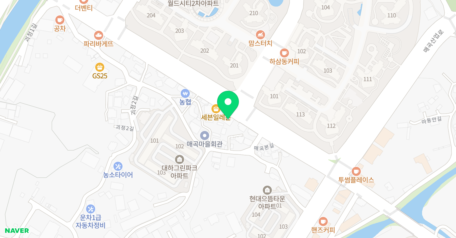 눈높이러닝센터 월드 학원 위치
