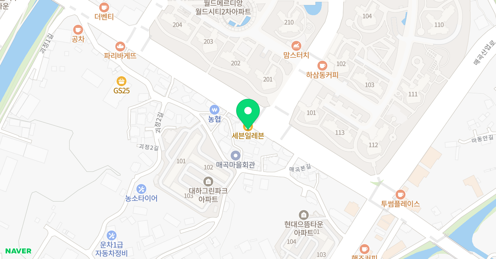 정 수학학원 위치