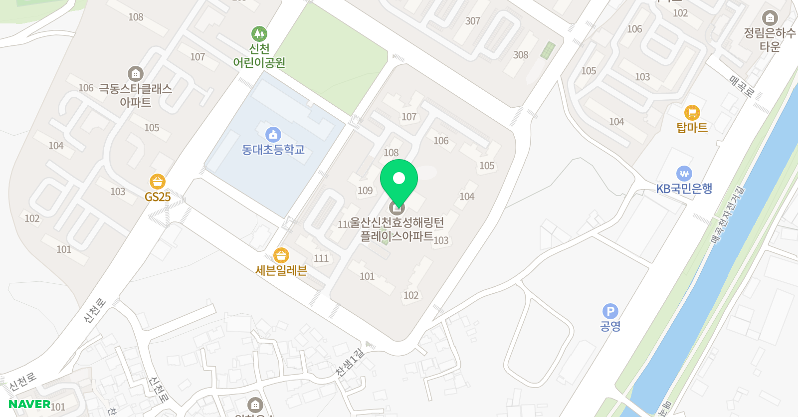 MBT 영어수학 위치