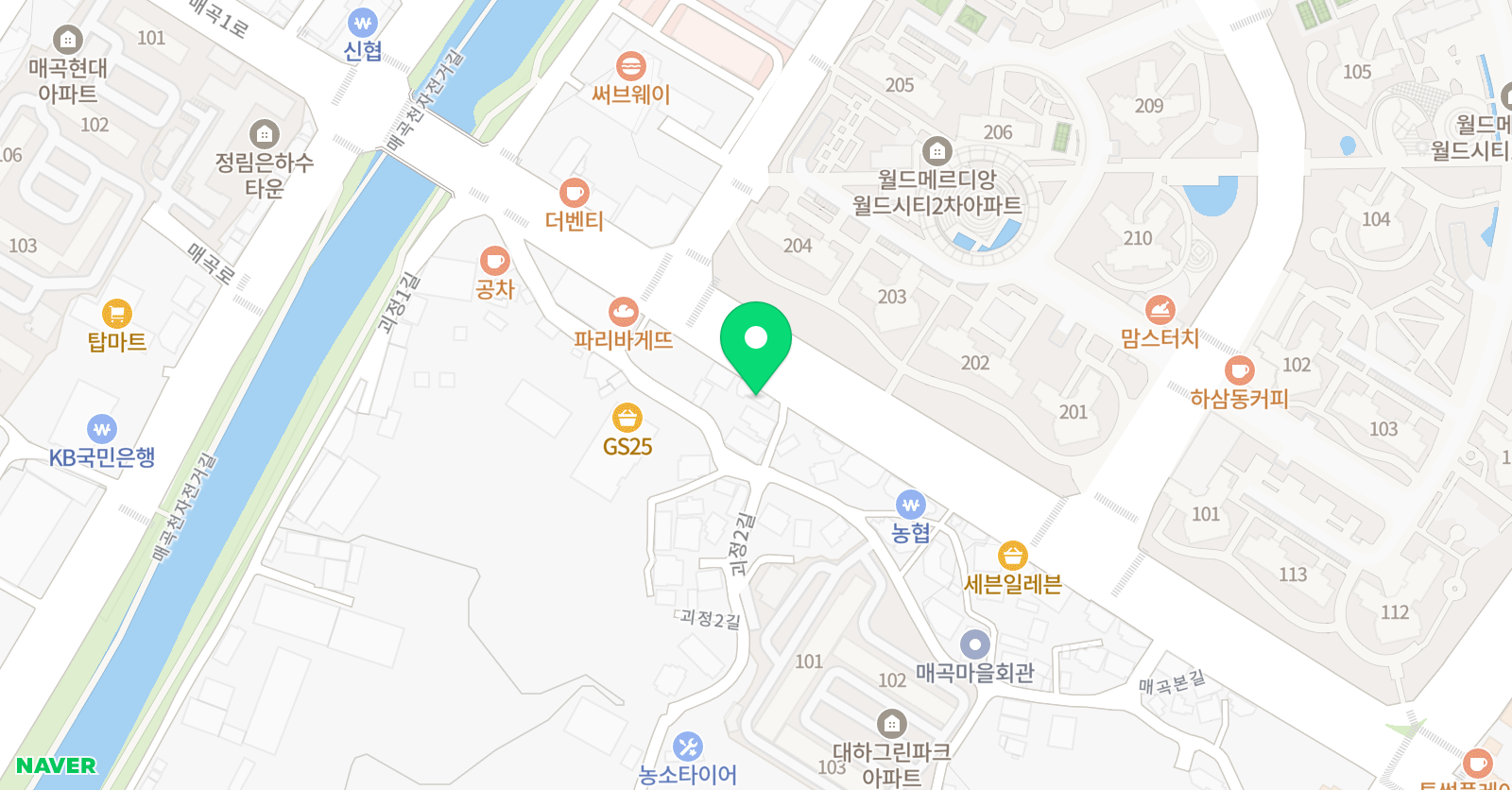 블루오션 수학영어학원 위치