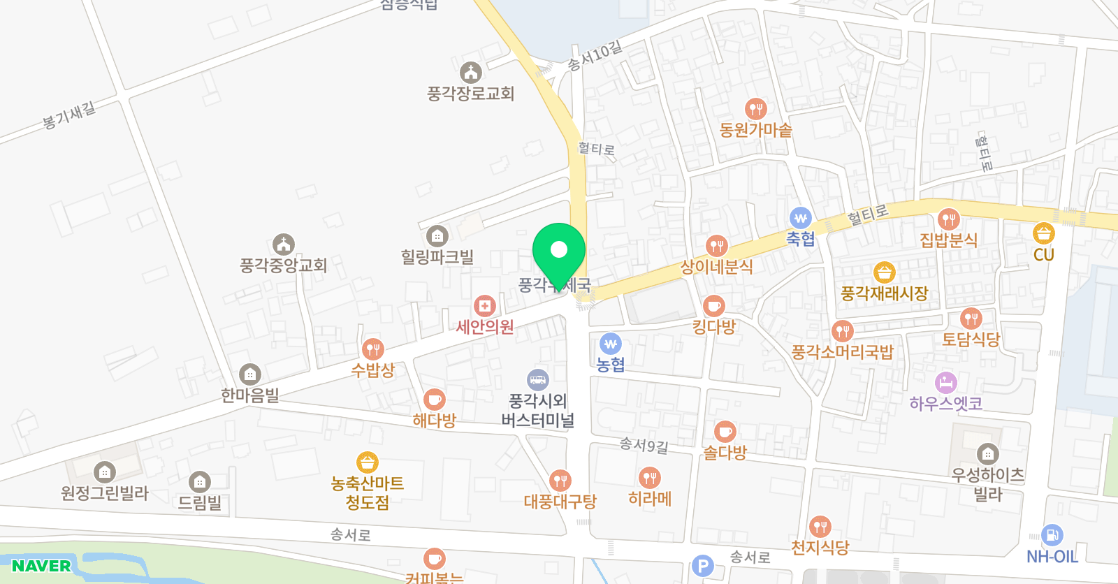 삼성영어 풍각교실 위치