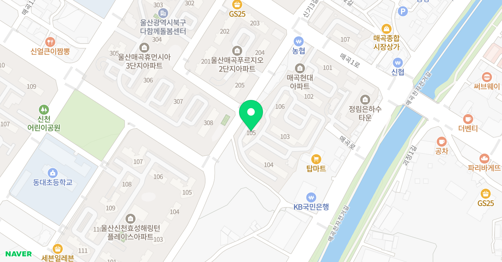 쥬이니 영어교실 위치