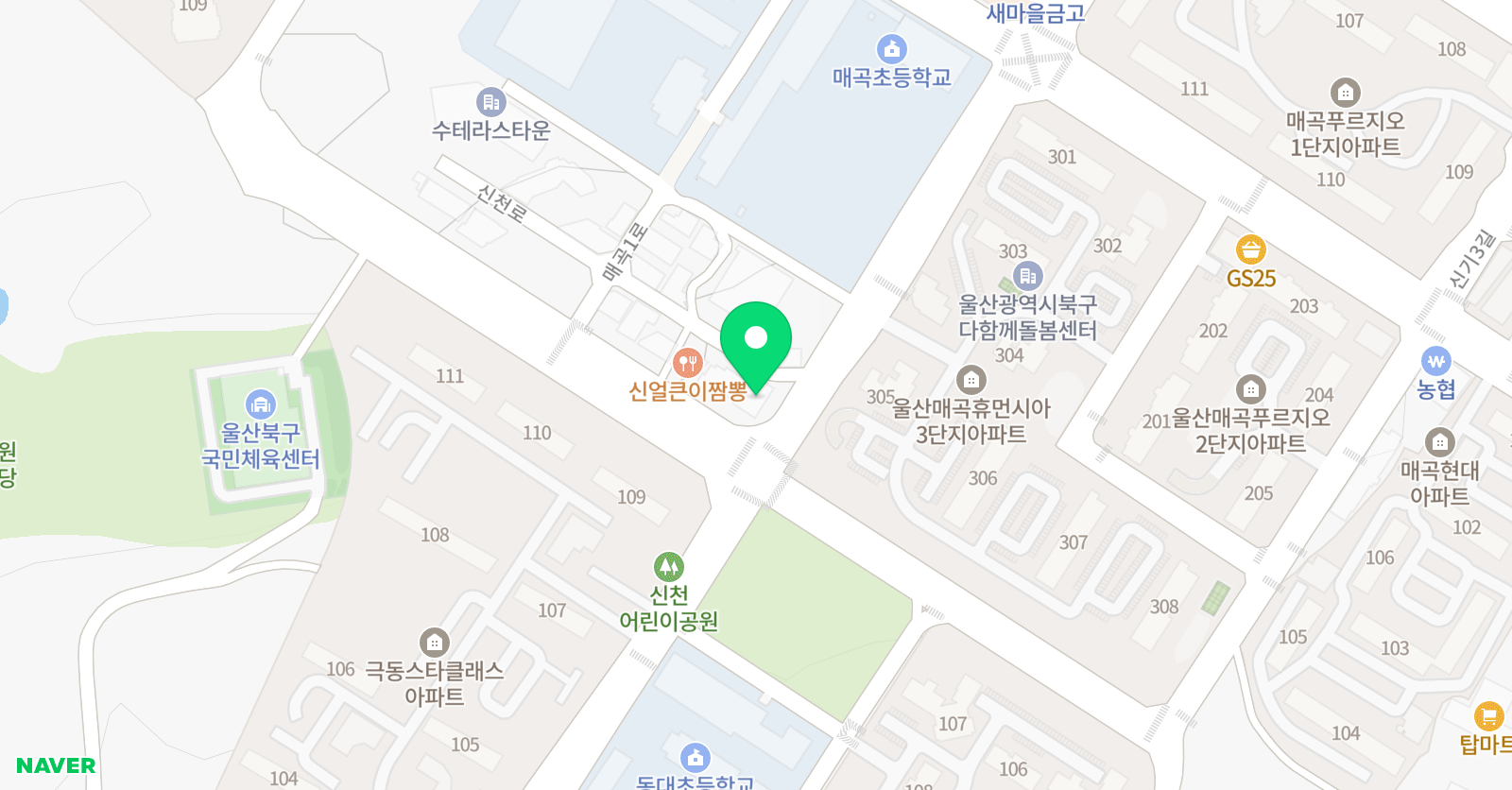 위즈덤 푸르넷학원 위치