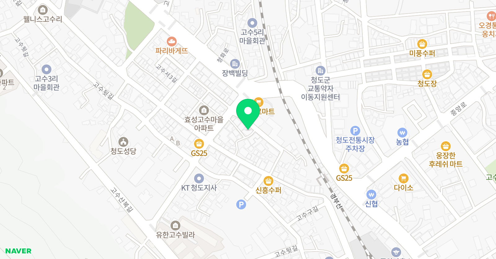 삼성영어 셀레나청도교실 위치