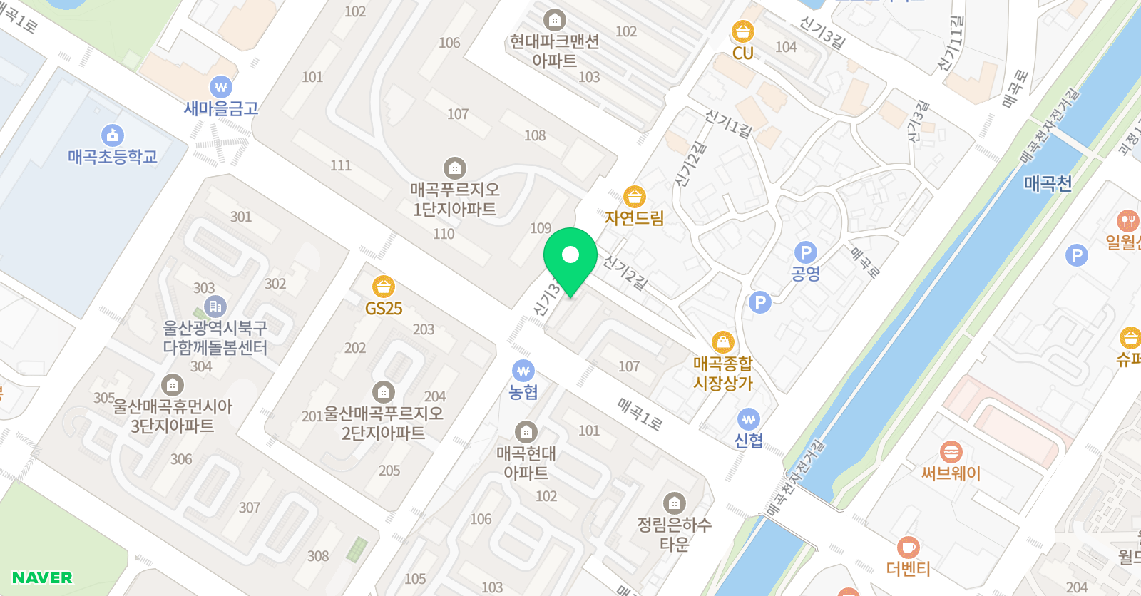 윤보배 영어전문학원 위치