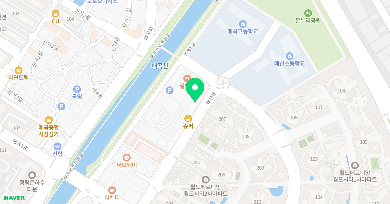 온 영어수학 위치