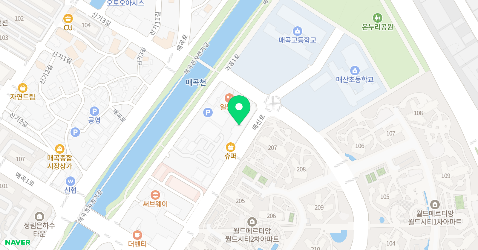 프랙탈 수학학원 위치