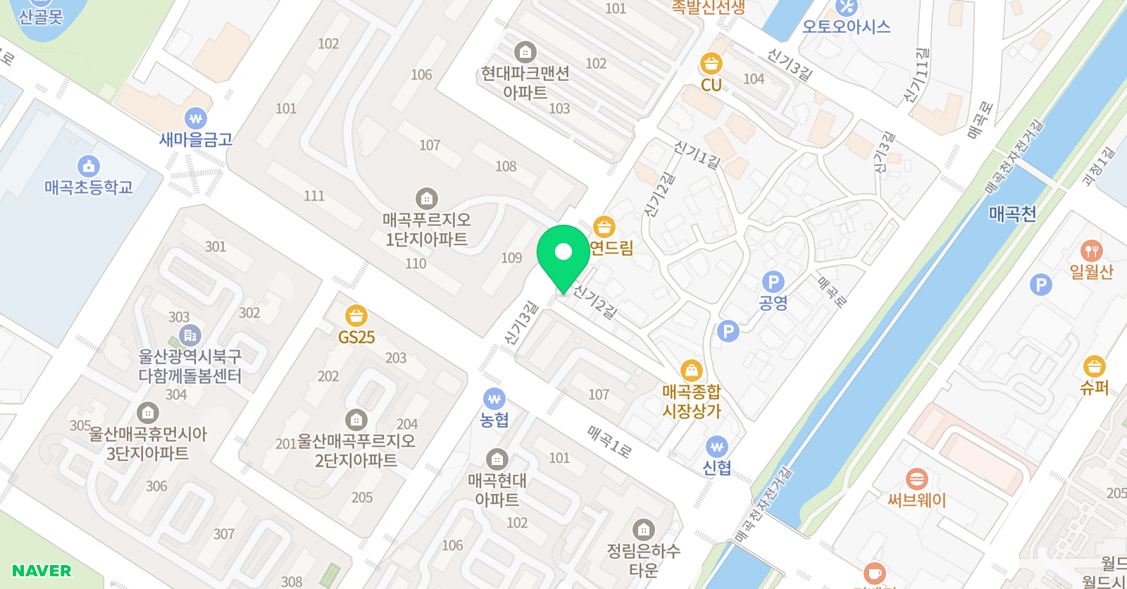 혜윰국어논술전문학원 위치