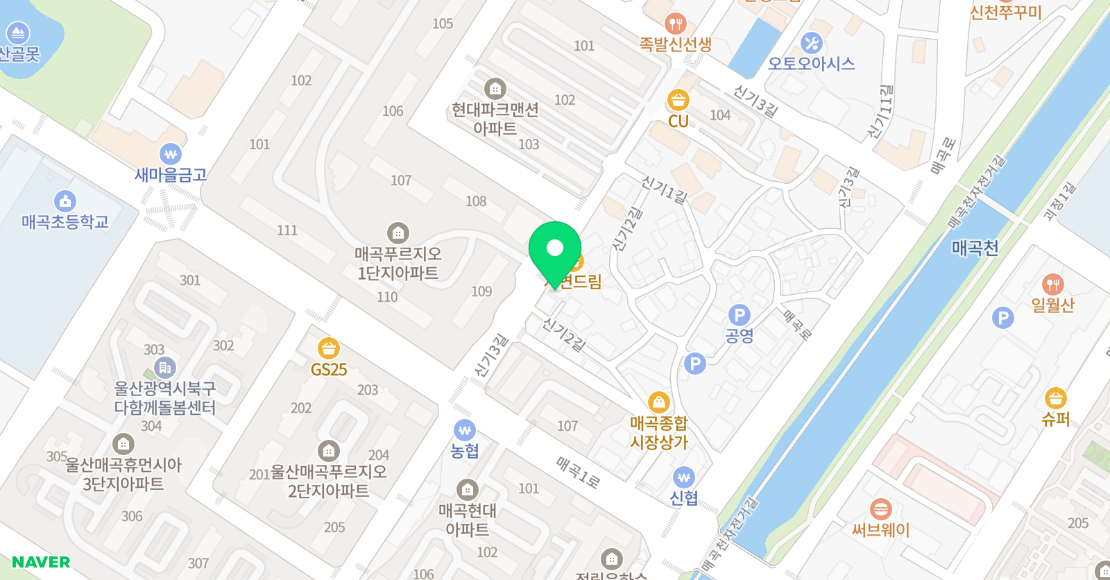 우성 수학학원 위치