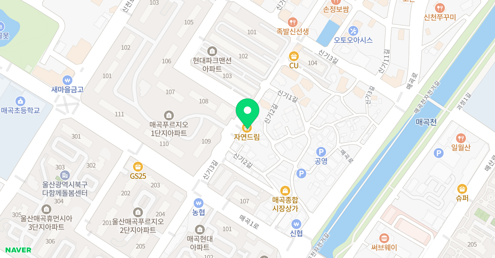 매곡리얼 영어학원 위치