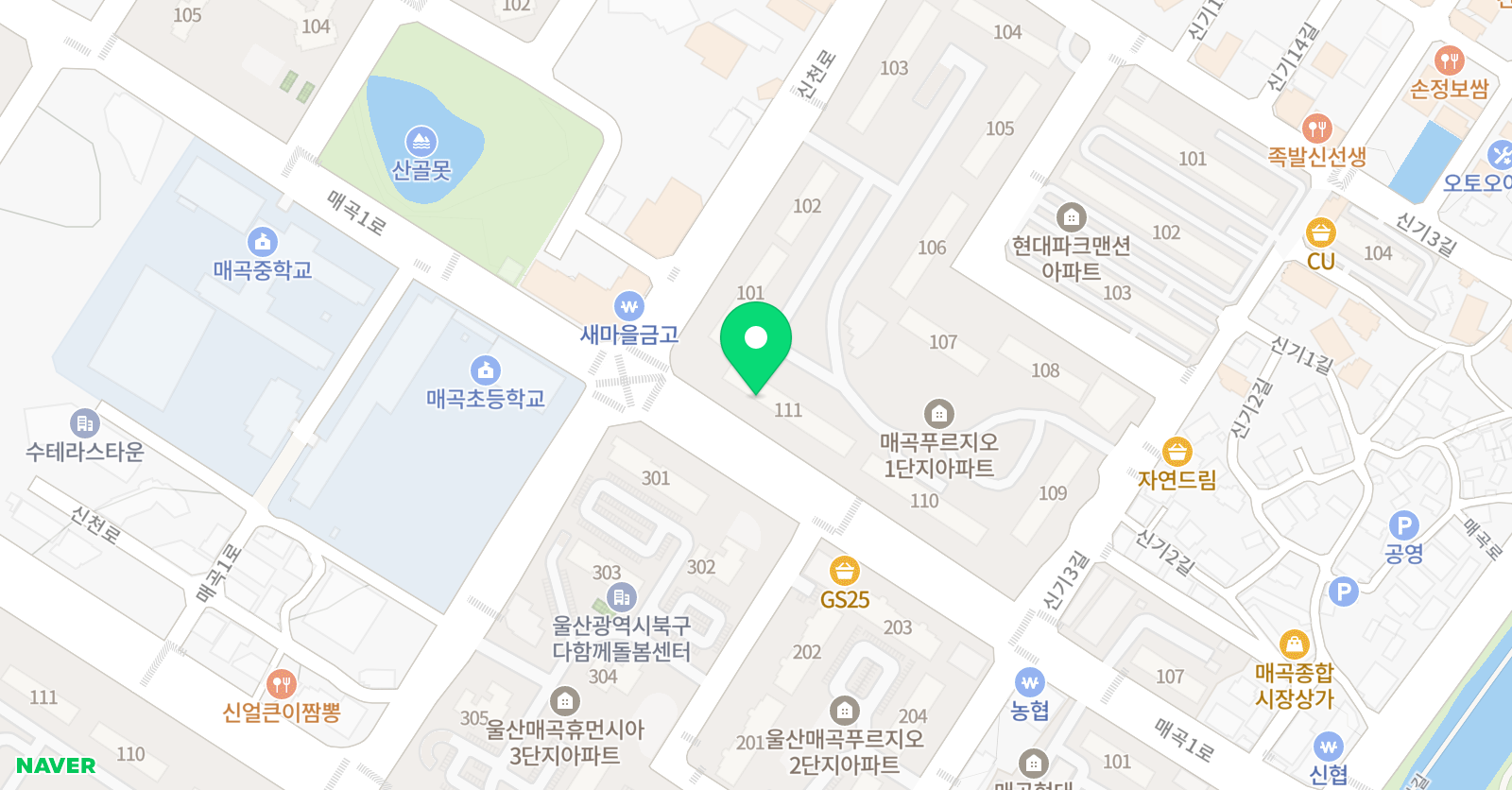 111 영어학원 위치