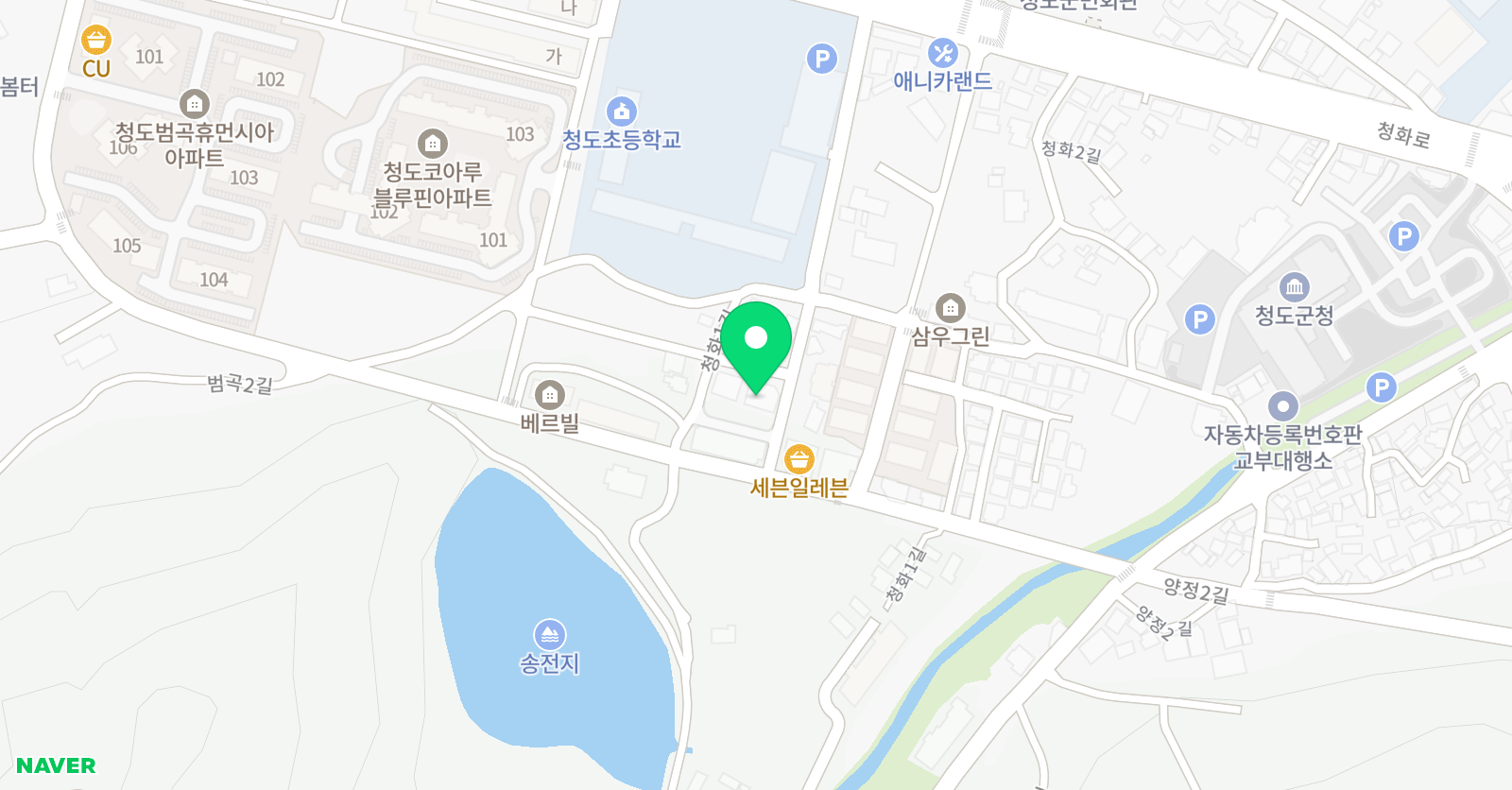 금샘 공부방 위치