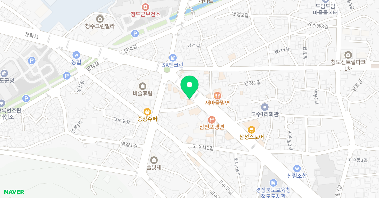 늘푸른 미술학원 위치