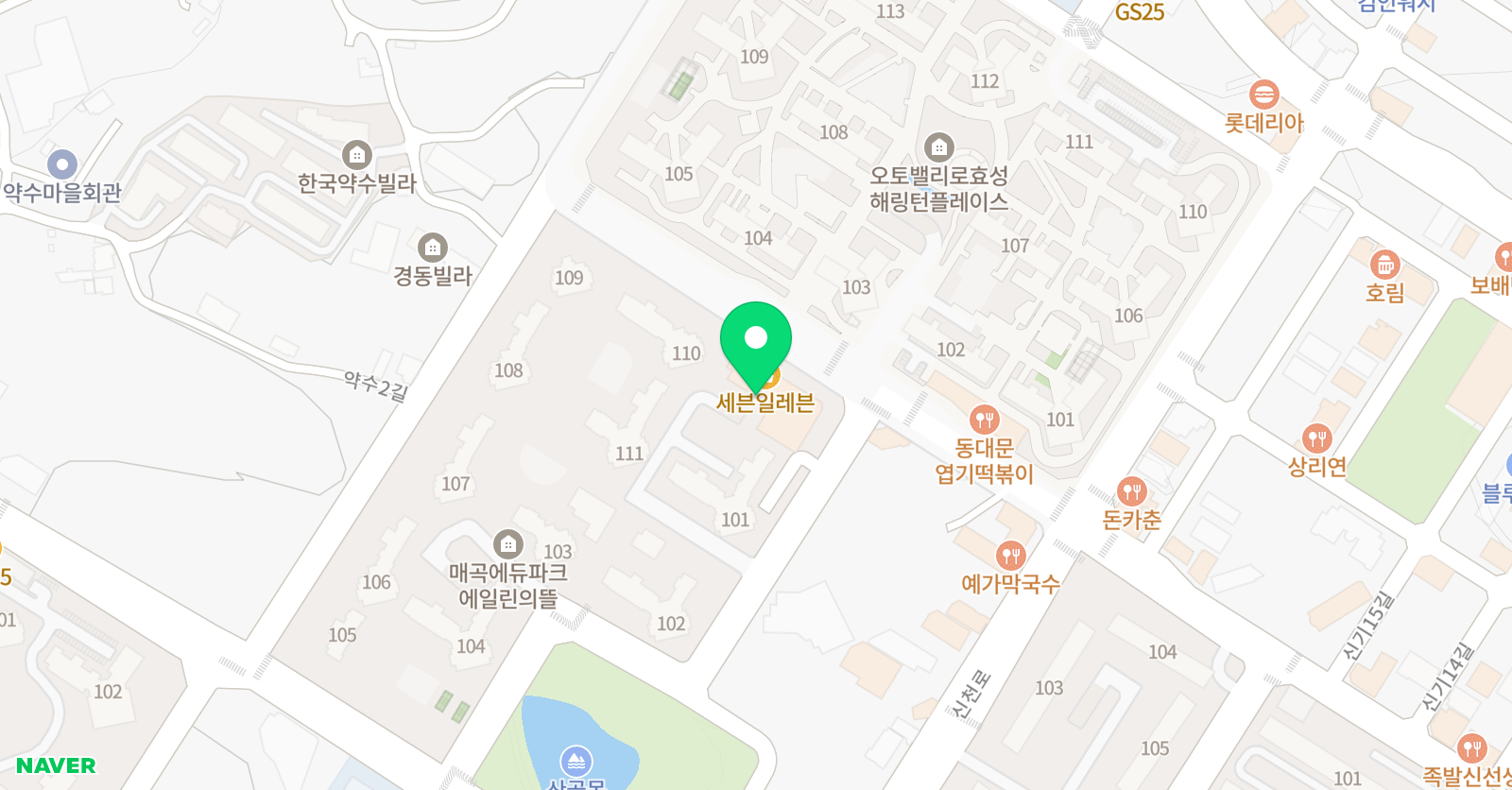 채린피아노 음악학원 위치