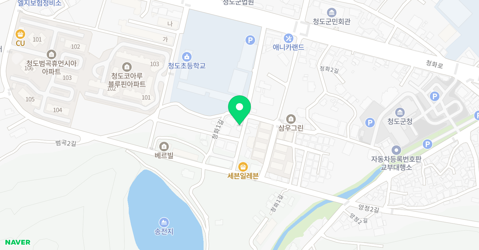 다솔 피아노학원 위치
