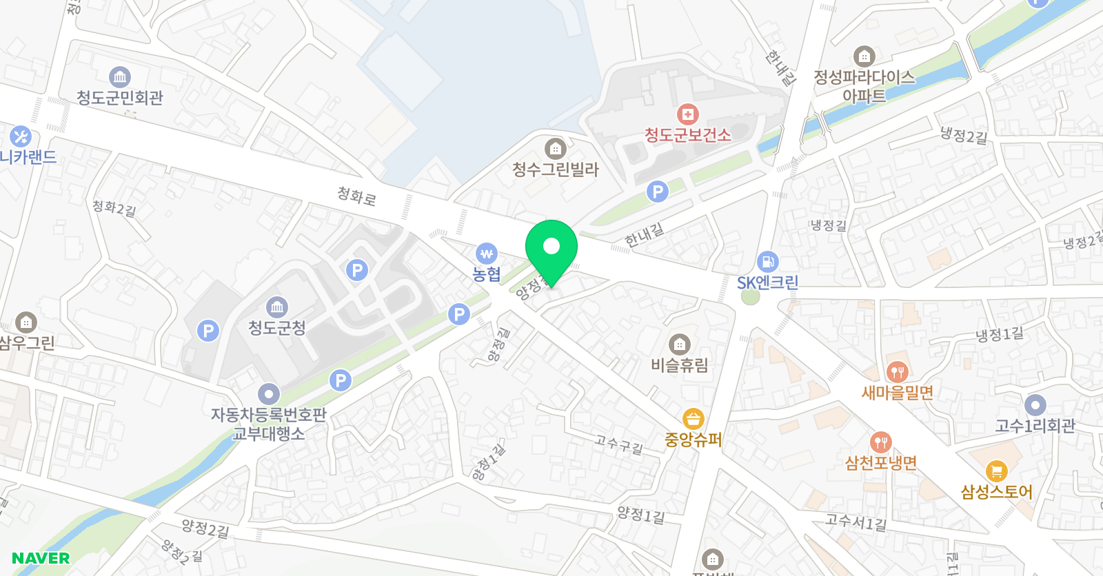 한국비전교육학원 위치