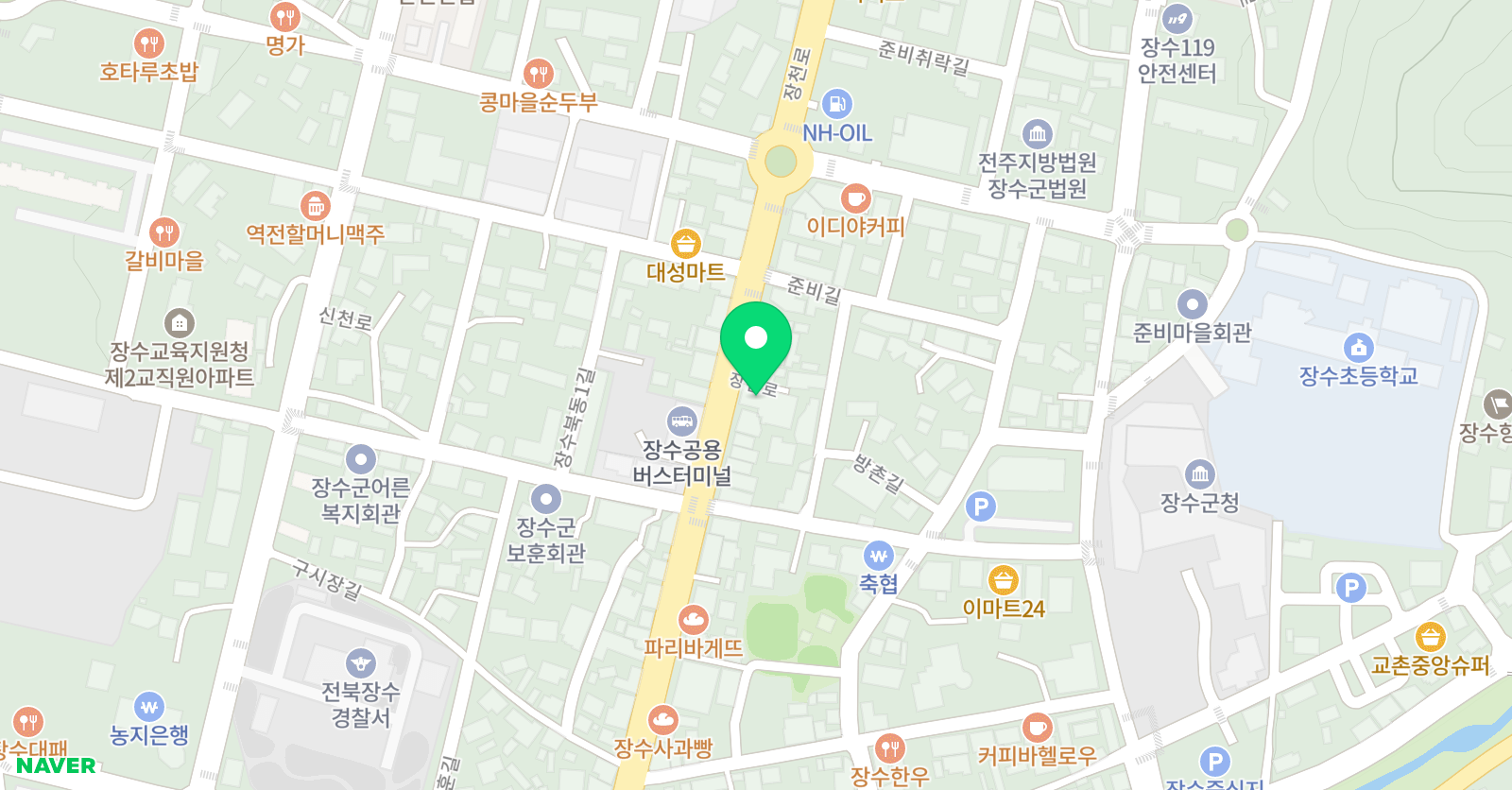 비상아이비츠 수학학원 장수캠퍼스 위치