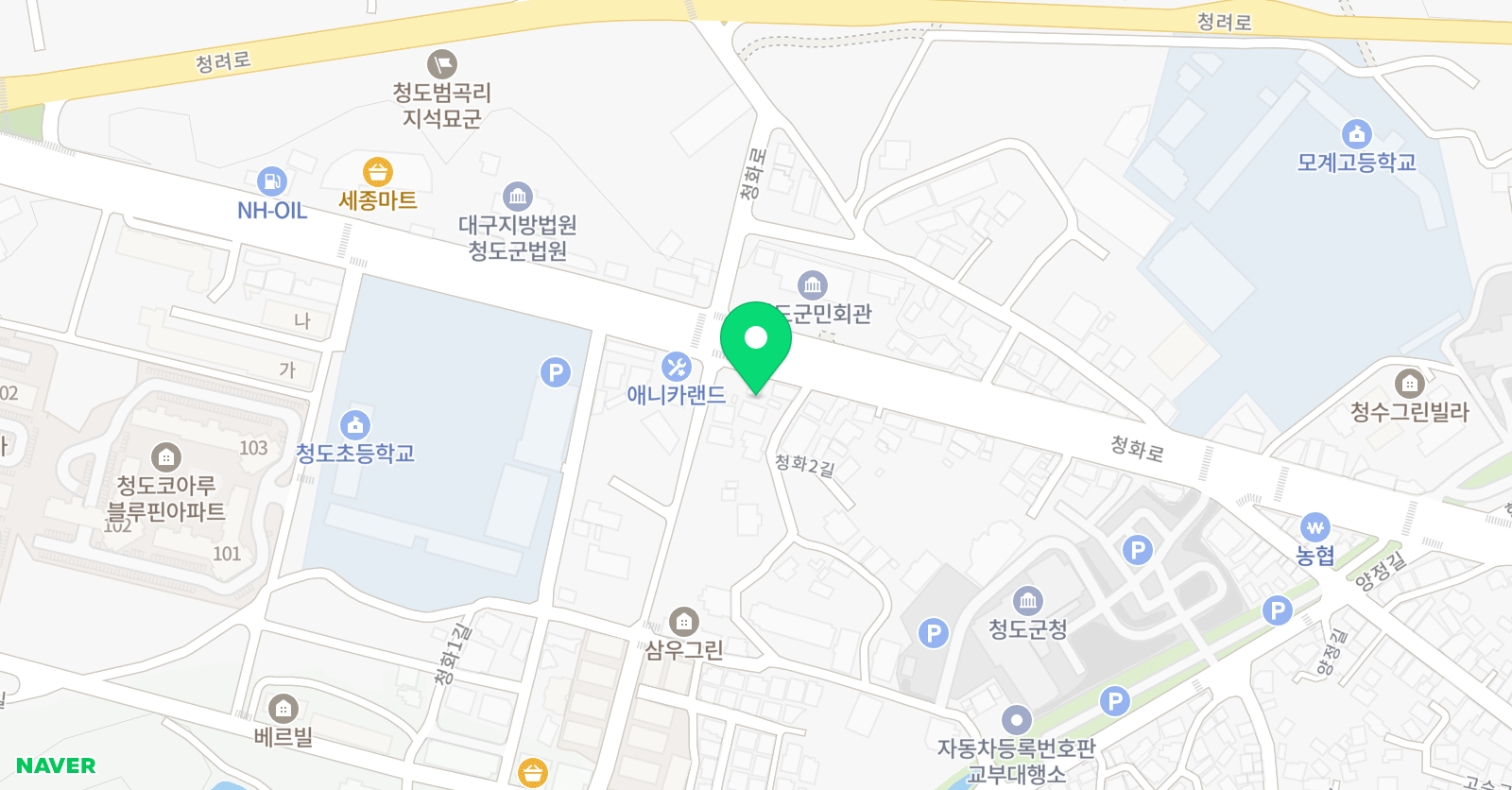 물맷돌 수학교습소 위치