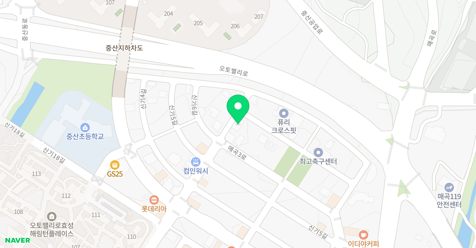 제이에이치 풋볼아카데미 위치