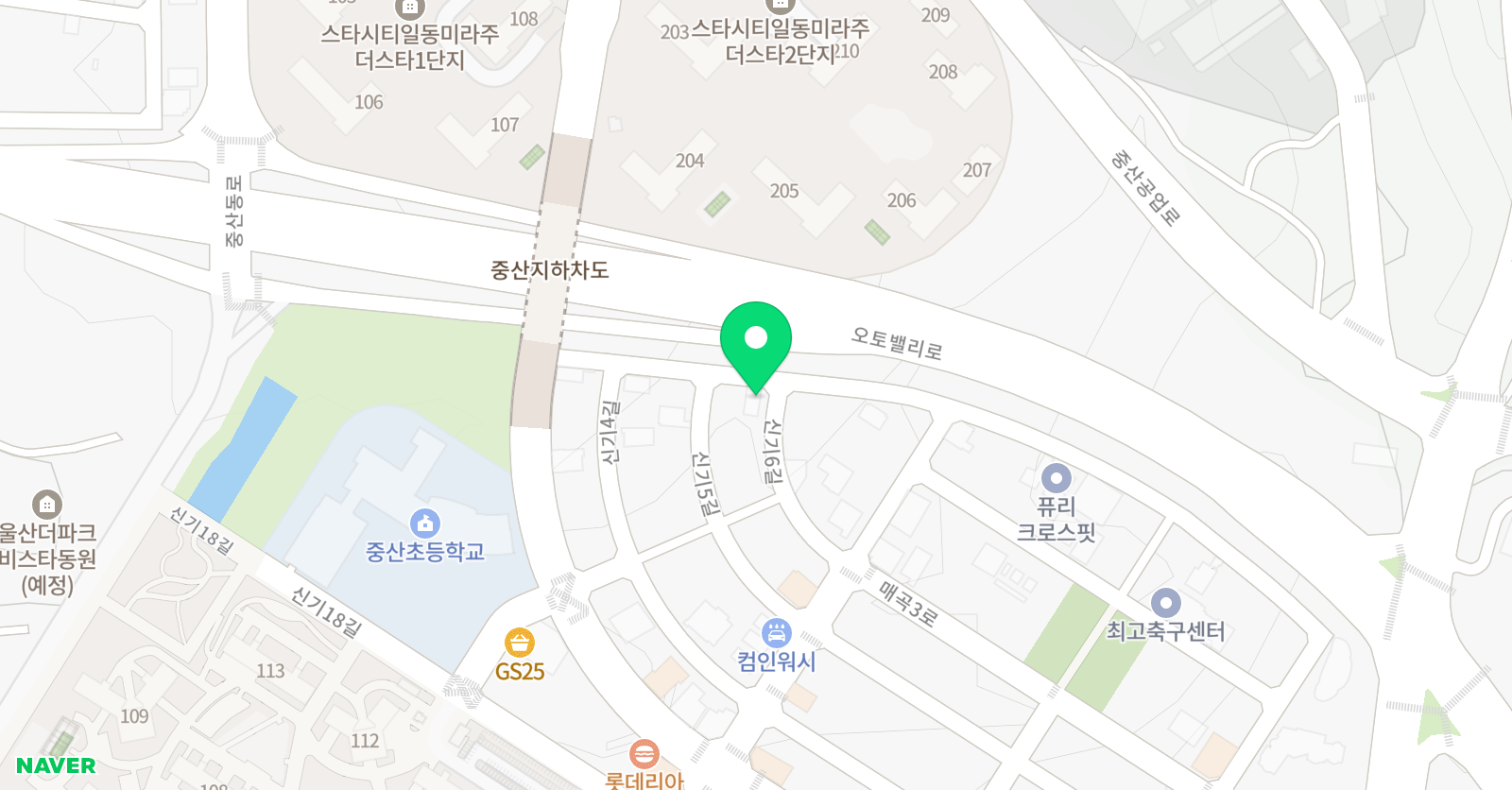 와이제이 수학학원 위치