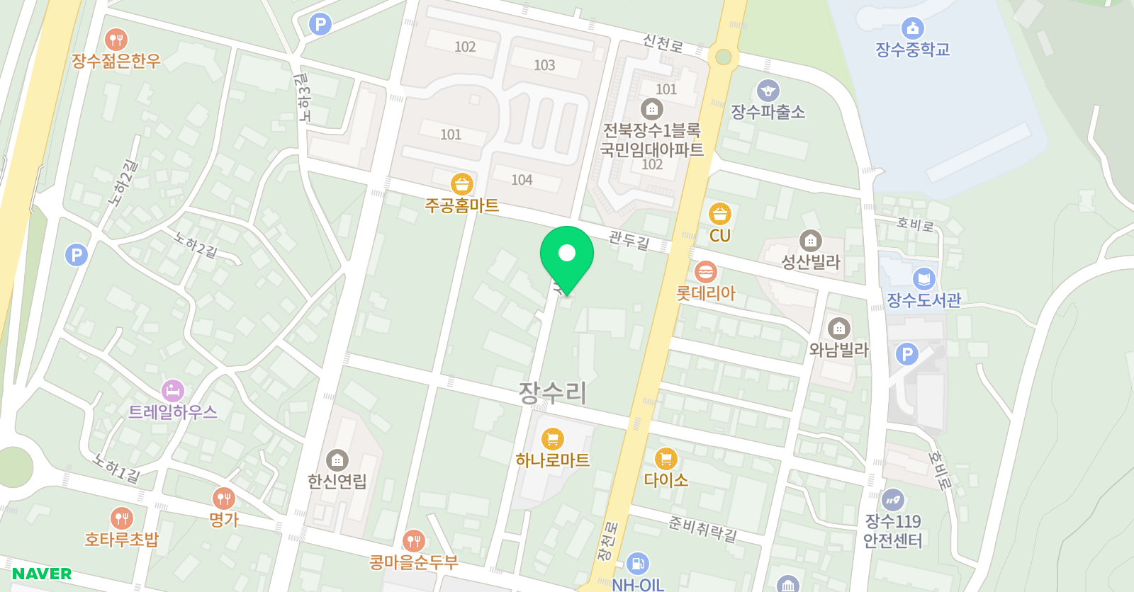 한빛피아노 음악학원 위치