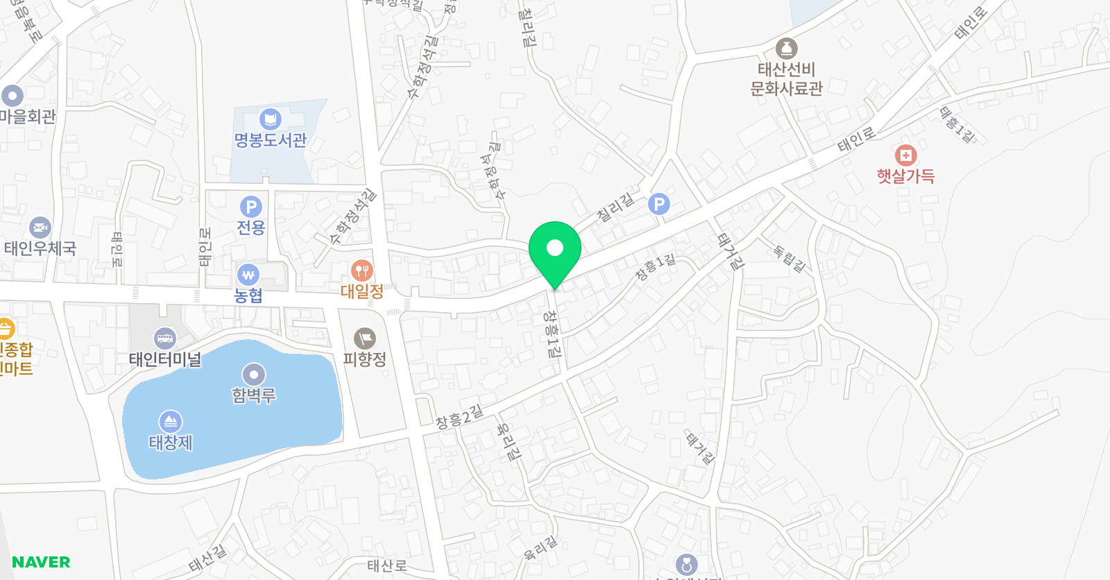 해법 영어교실 태흥학원 위치