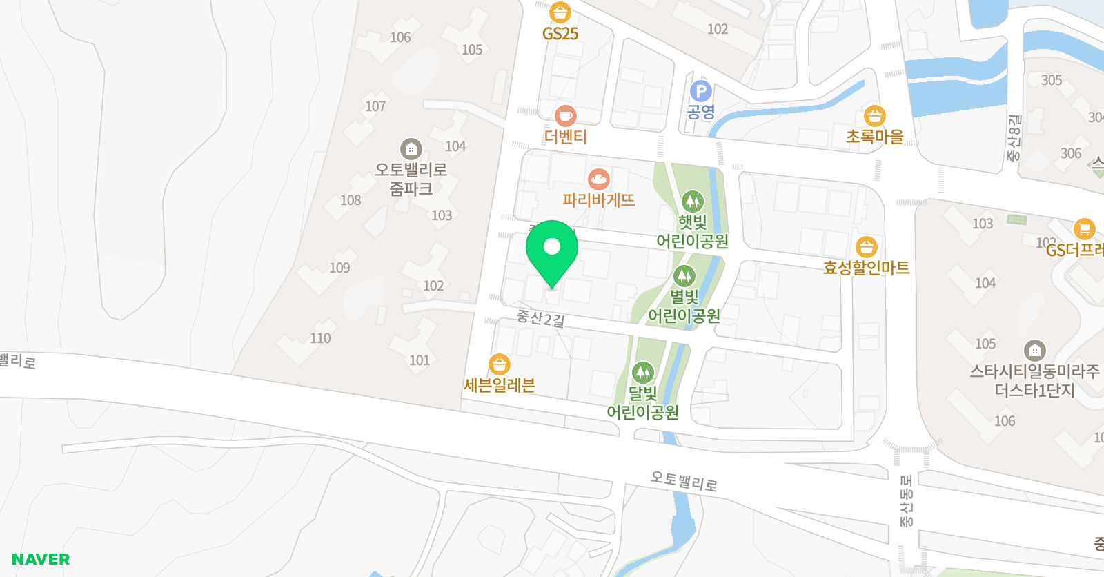 더오름하이엔드학원 위치