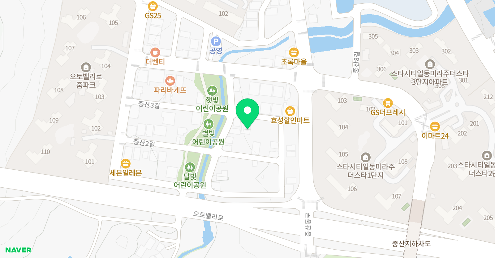 NE능률 어학원 수학플러스러닝 위치