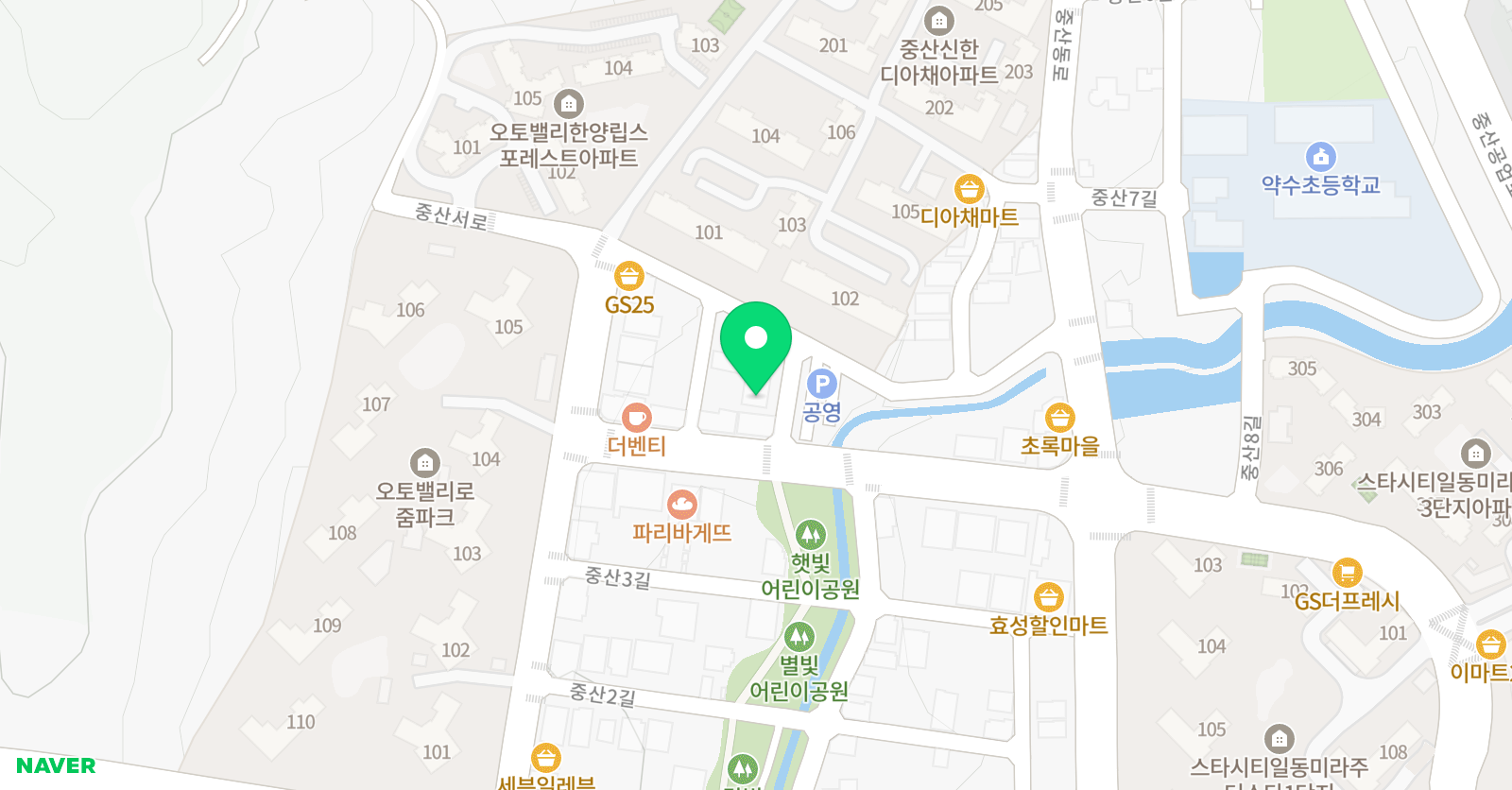 용인대국가대표 태권도 위치