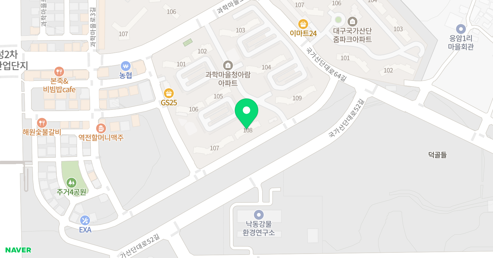 바른 수학 위치