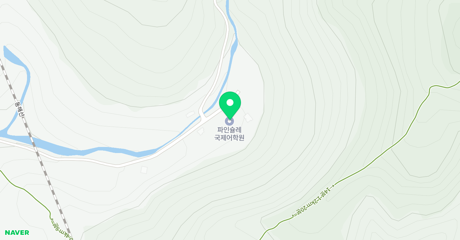 파인슐레 국제어학원 위치